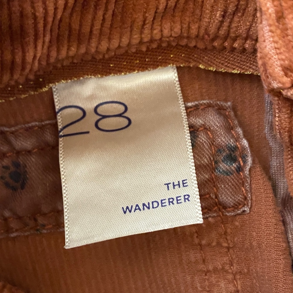 PILCRO Corduroy Straight Leg Ankle Pants 28 - Picture 10 of 15